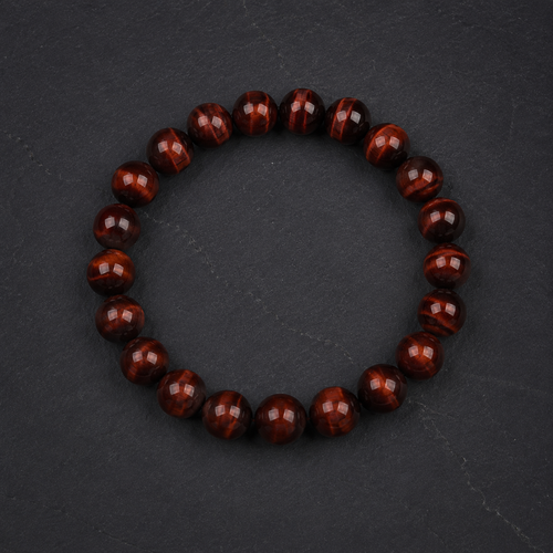 Bracelet en pierre naturelle Œil de Taureau AURÉA Phénix